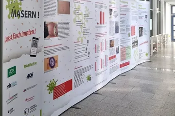 Ausstellung Stoppt Masern in Murr